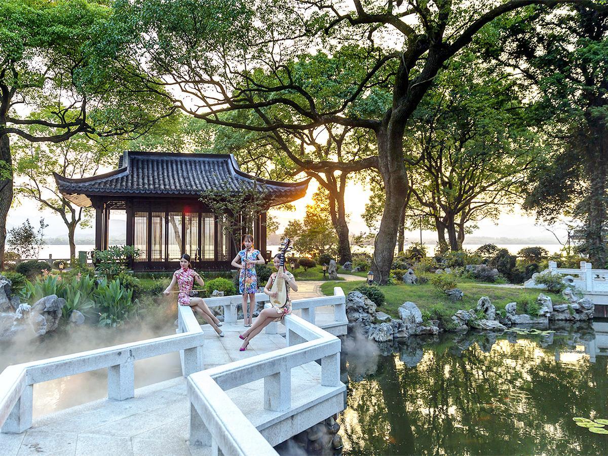 Liuying Hotel West Lake Hangzhou Exterior foto